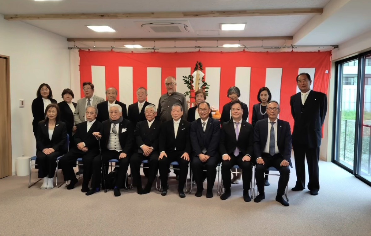 日は地元・新中川会館の竣工式に参加。